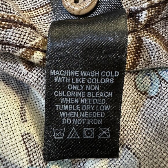 2/$30 Texaito Hawaiian Button Down Shirt Mens M 100% Cotton Surfer Beach Casual - Picture 15 of 16